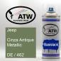 Preview: Jeep, Cinza Antique Metallic, DE / 462: 400ml Sprühdose, von ATW Autoteile West.